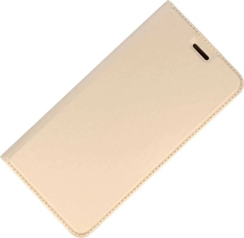 Dux Ducis Premium atverčiamas dėklas skirtas Huawei Y5 / Y5 Prime (2018), auksinis