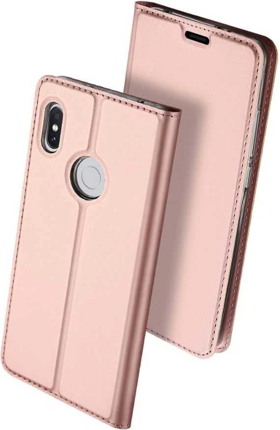 Dux Ducis Premium atverčiamas dėklas skirtas Xiaomi Redmi S2, Rose Gold