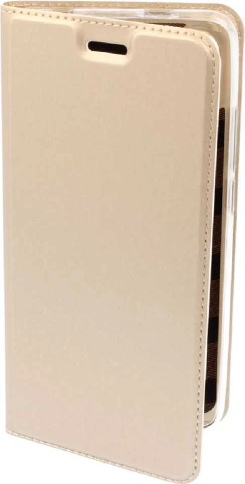 Dux Ducis Premium atverčiamas dėklas skirtas Huawei Y5 / Y5 Prime (2018), auksinis