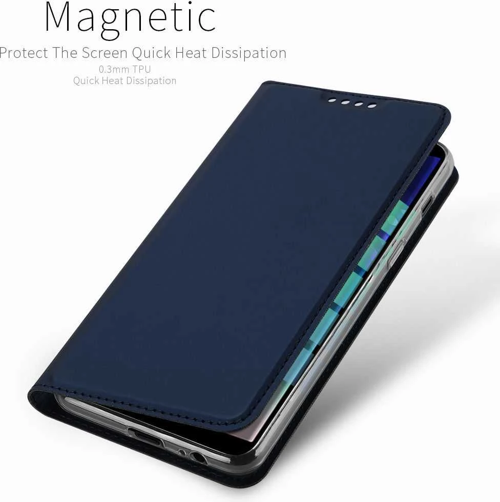 Dux Ducis Premium atverčiamas dėklas skirtas Nokia 2.1 / Nokia 2 (2018), mėlynas