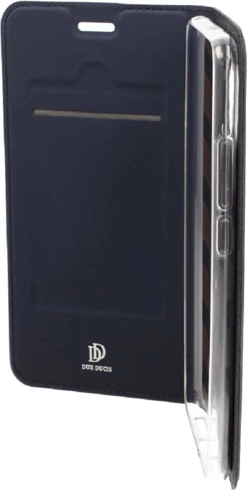 Dux Ducis Premium atverčiamas dėklas skirtas Huawei Honor 7С / Y7 (2018), mėlynas