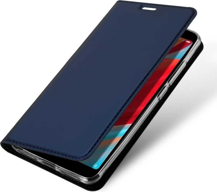 Dux Ducis Premium atverčiamas dėklas skirtas Xiaomi Redmi S2, mėlynas