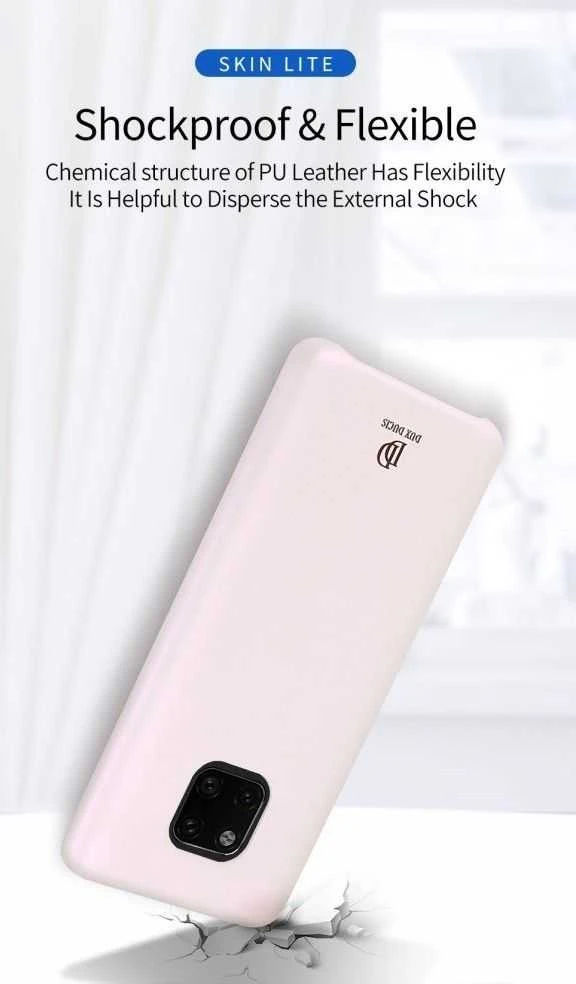 Dėklas Dux Ducis Skin Lite Huawei Mate 30 Lite rožinis