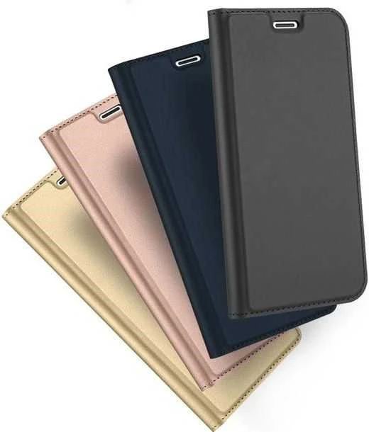 Dux Ducis Premium atverčiamas dėklas skirtas Nokia 2, auksinis
