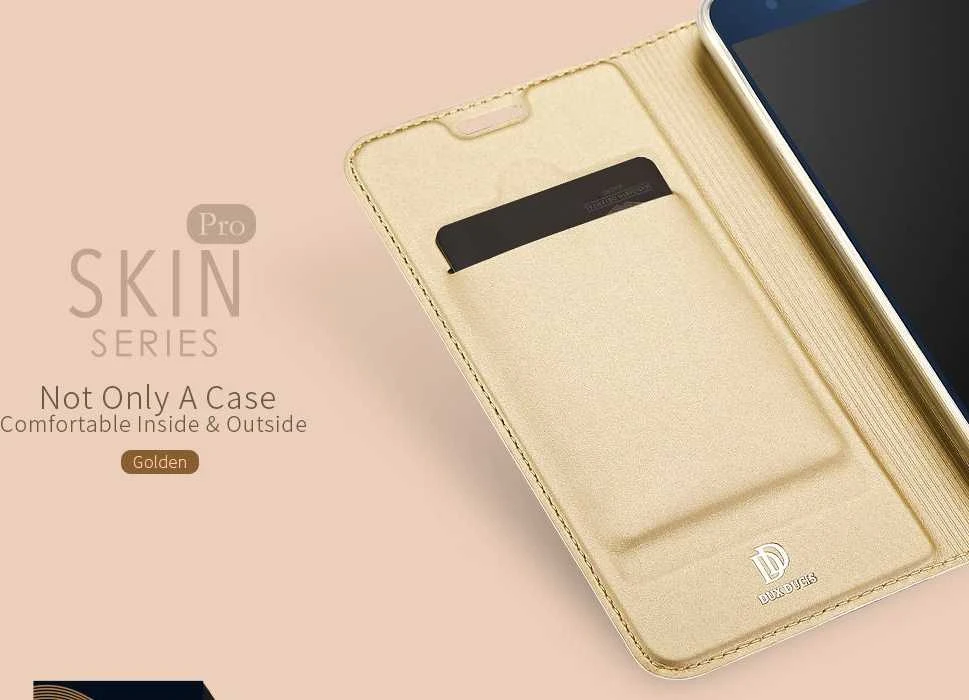 Dux Ducis Premium atverčiamas dėklas skirtas Xiaomi Mi 6, Rose Gold