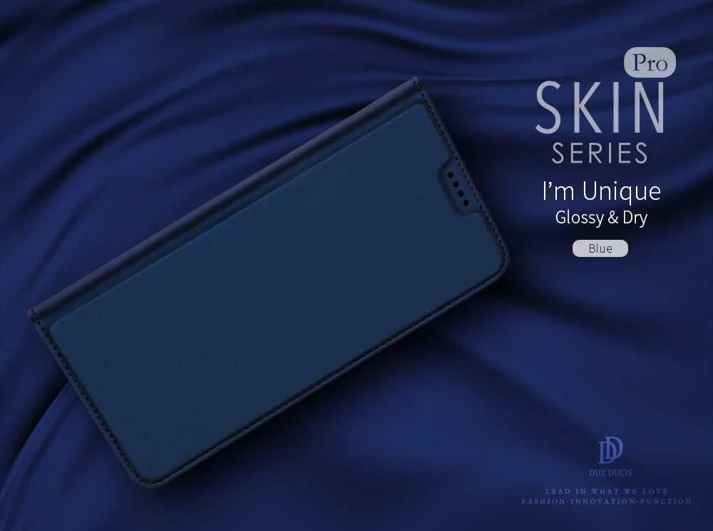 Dux Ducis Premium atverčiamas dėklas skirtas Samsung A305 Galaxy A30, mėlynas