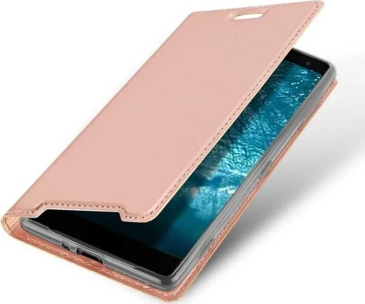 Dux Ducis Premium atverčiamas dėklas skirtas Samsung A305 Galaxy A30, Rose Gold