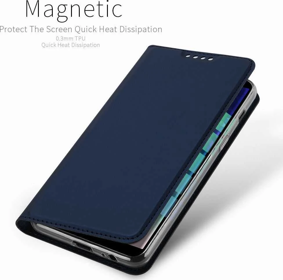 Dux Ducis Premium atverčiamas dėklas skirtas Samsung A305 Galaxy A30, mėlynas