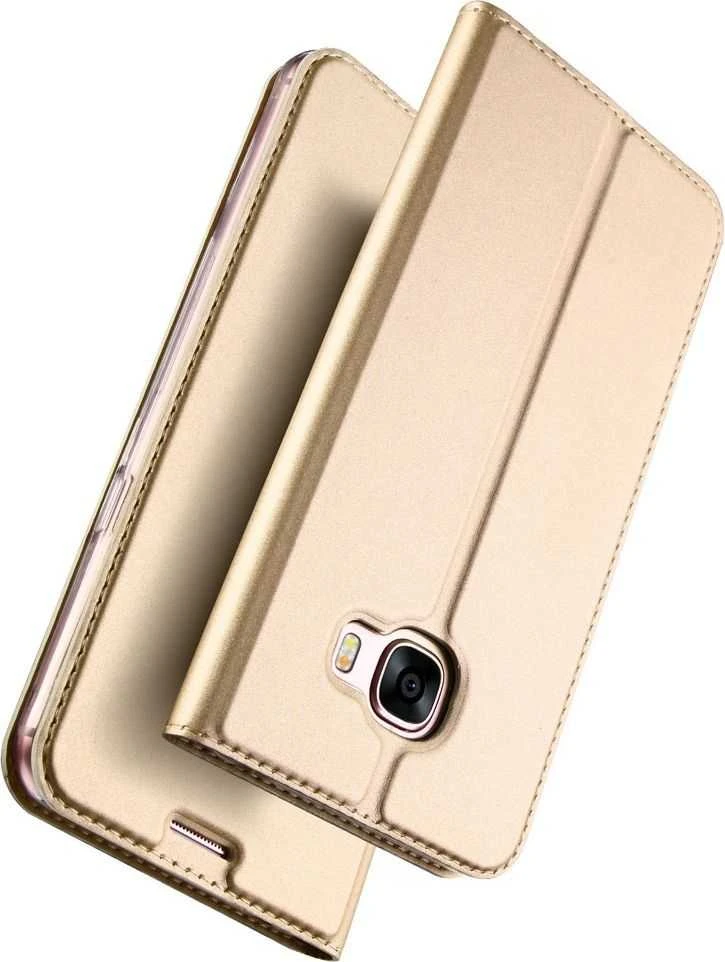 Dux Ducis Premium atverčiamas dėklas skirtas Huawei Mate 10, auksinis