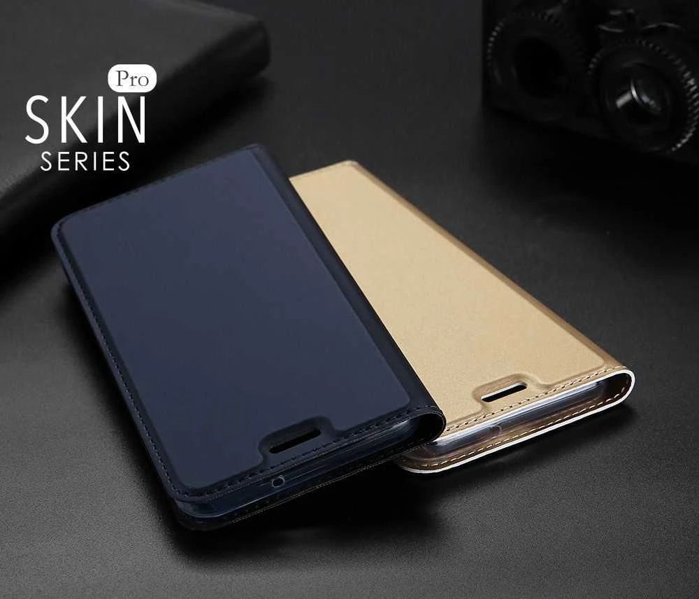 Dux Ducis Premium atverčiamas dėklas skirtas Huawei Mate 10, auksinis