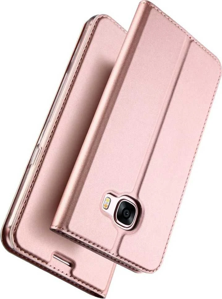 Dux Ducis Premium atverčiamas dėklas skirtas Huawei Y3 (2017), Rose Gold
