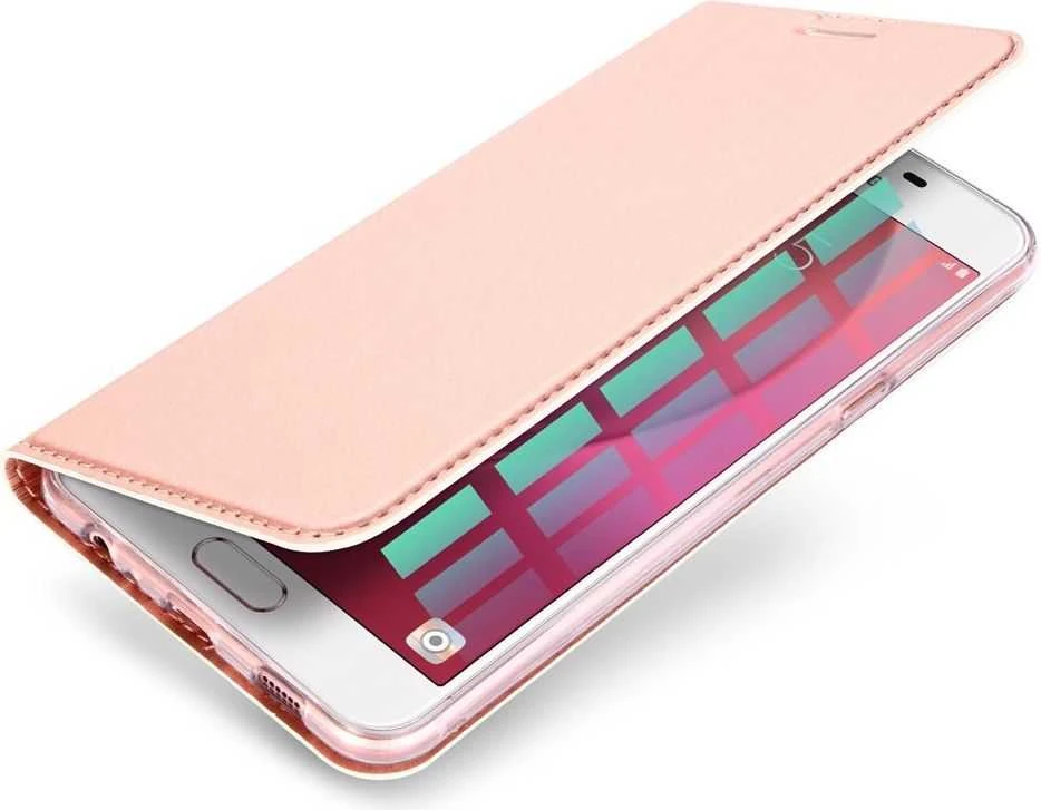 Dux Ducis Premium atverčiamas dėklas skirtas Huawei Y3 (2017), Rose Gold