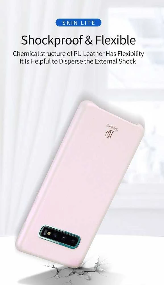 Dux Ducis Skin Lite dėklas skirtas Samsung G973 Galaxy S10, rožinis