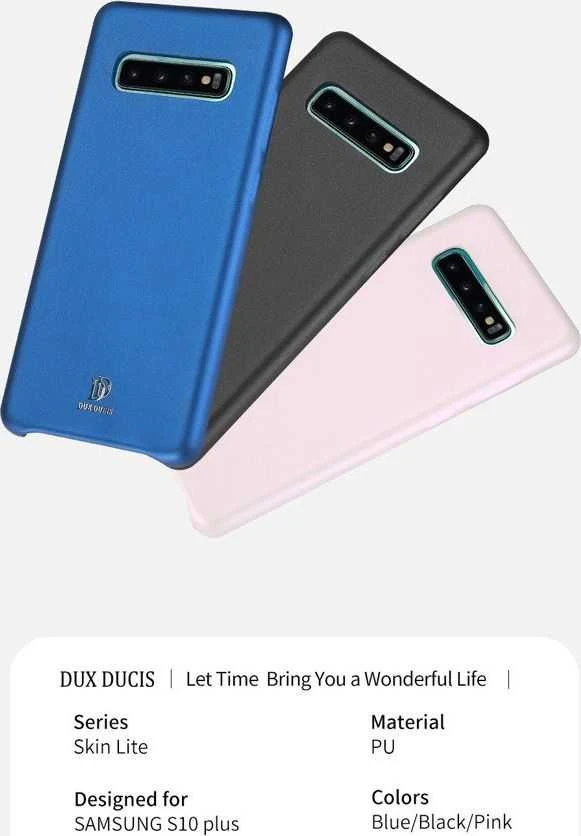 Dux Ducis Skin Lite dėklas skirtas Samsung G973 Galaxy S10, rožinis
