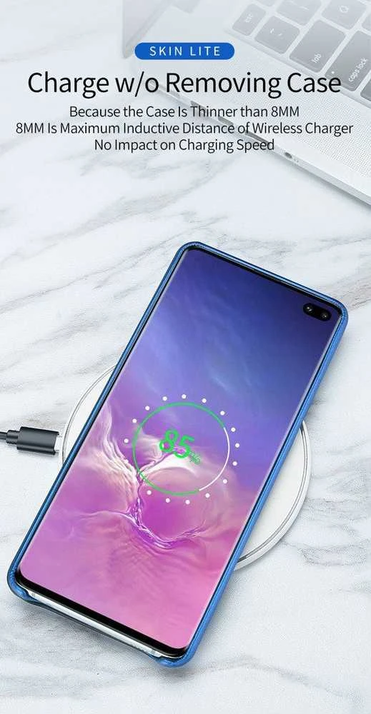 Dux Ducis Skin Lite dėklas skirtas Samsung G973 Galaxy S10, rožinis