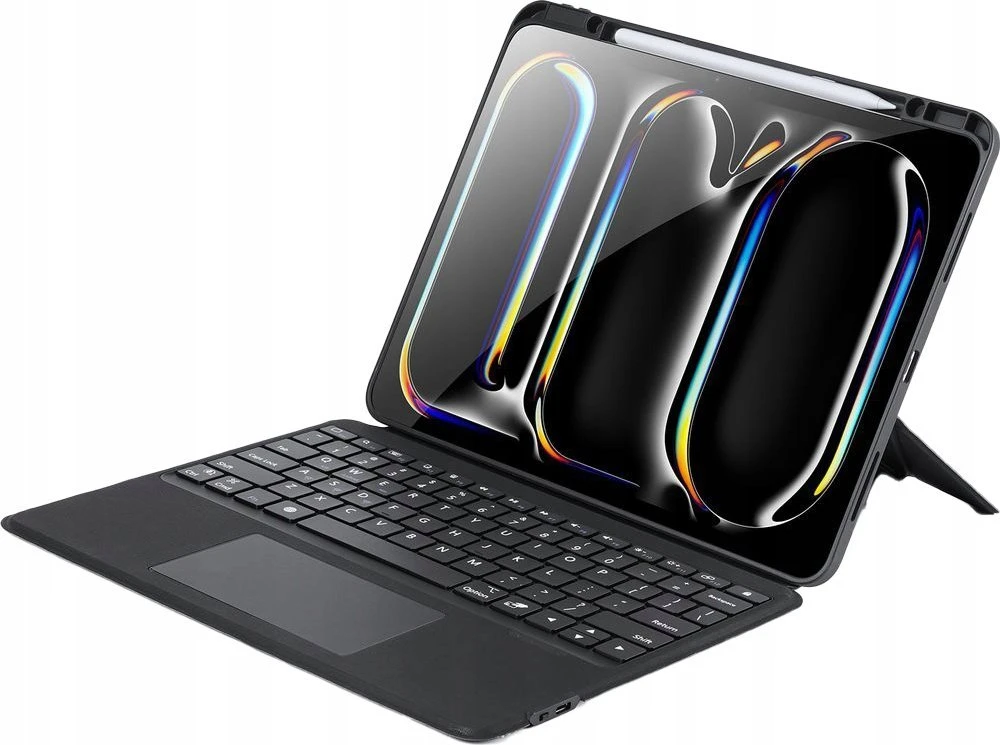 DUX DUCIS dėklas DK sulankstomas su belaide klaviatūra iPad Pro 13 (2024) juodas