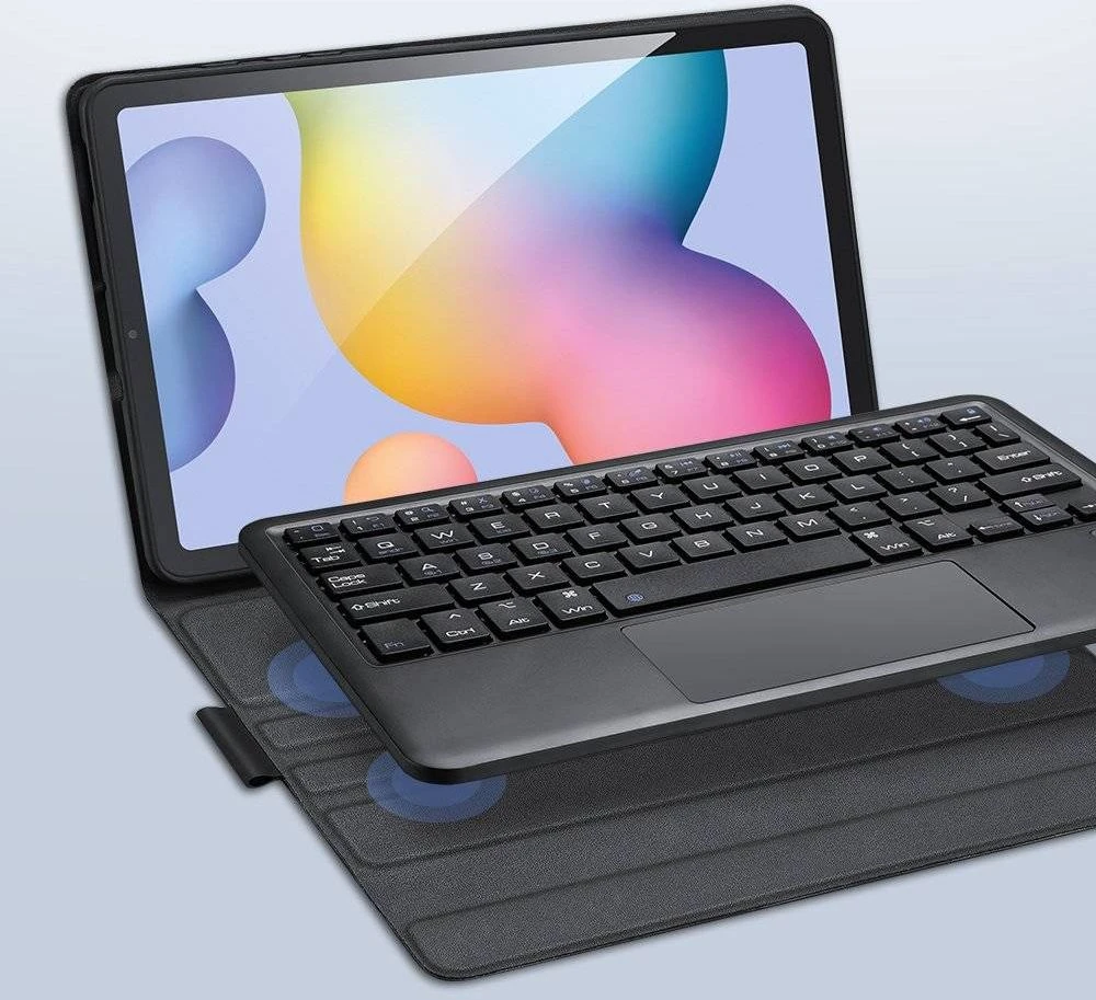 Dux Ducis BluetoothKeyboard dėklas (TK Series) skirtas Samsung Tab S6 Lite – juodos spalvos