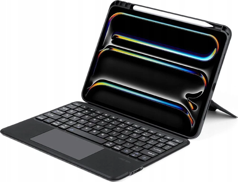 DUX DUCIS dėklas DK sulankstomas su belaide klaviatūra iPad Pro 11 (2024) juodas