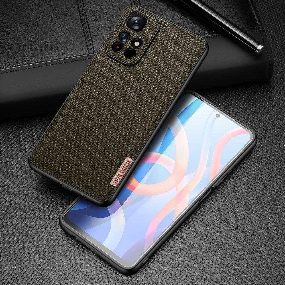 Dux Ducis Fino dėklas skirtas Poco M4 Pro 5G, žalias