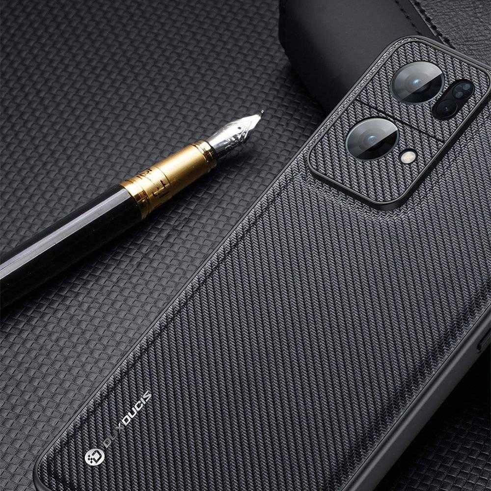 Dux Ducis Fino dėklas skirtas Oppo Reno7 Pro 5G, juodas