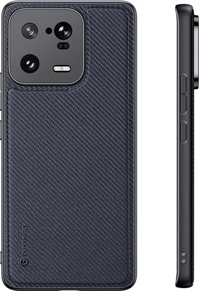 Dux Ducis Fino Xiaomi 13 Pro with silikoninis frame dėklas telefonui pilkos spalvos