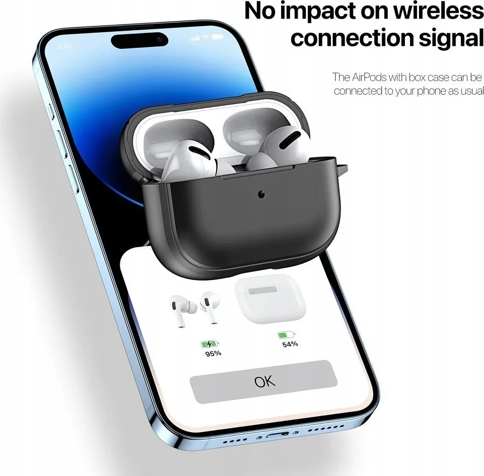 Earbuds dėklas Dux Ducis PECC skirta AirPods 3 apsauginis juodas