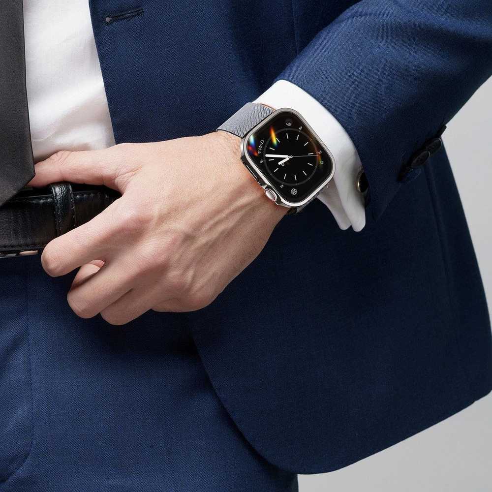 LCD apsauginis stikliukas/dėklas Dux Ducis Hamo Apple Watch 41mm juodas