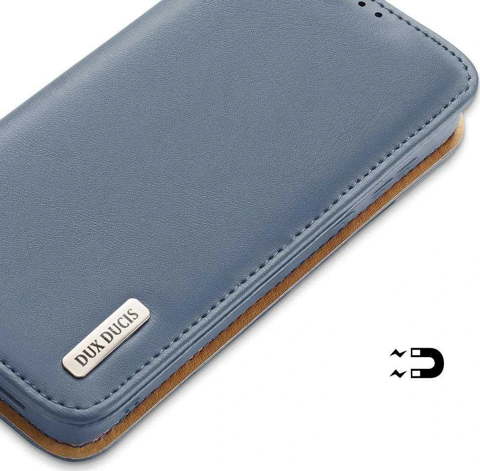 Dux Ducis Hivo atverčiamas dėklas skirtas Samsung Galaxy S22 + (S22 Plus), mėlynas