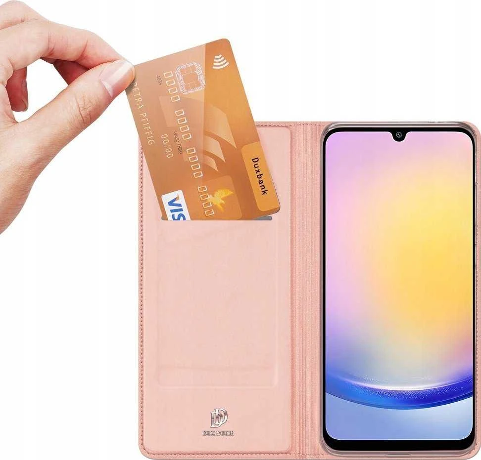 Dėklas Dux Ducis Skin Pro Samsung A256 A25 5G rožinio aukso
