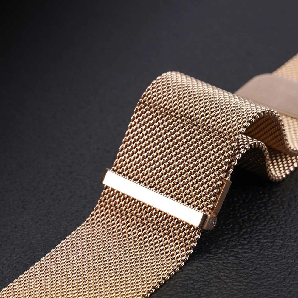 Samsung DUX DUCIS dirželis MILANESE nerūdijančio plieno magnetinis 20 mm auksinis