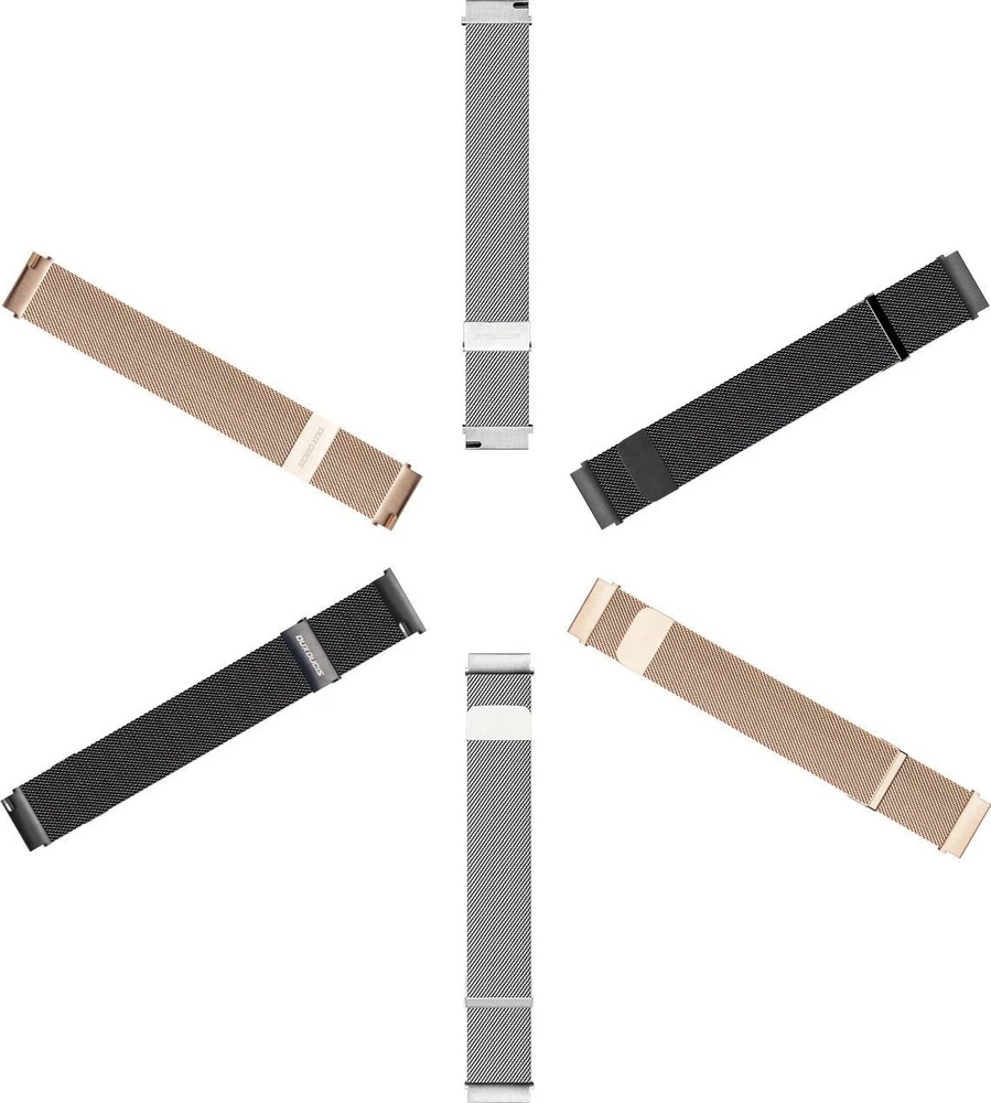 Apyrankė Dux Ducis Milanese Series For Smartwatches 20mm Sidabrinis