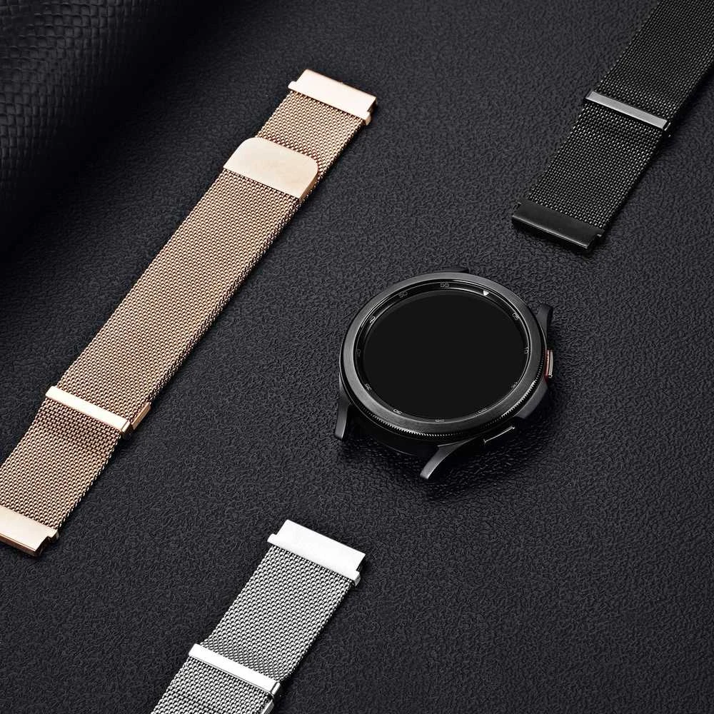 Samsung DUX DUCIS dirželis MILANESE nerūdijančio plieno magnetinis 20 mm auksinis