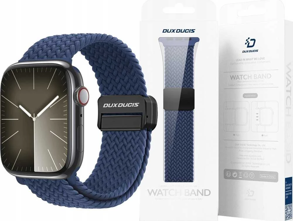 Dux Ducis apyrankė MIXTURE PRO stretchable braided skirta Apple Watch 38 / 40 / 41 mm mėlynas