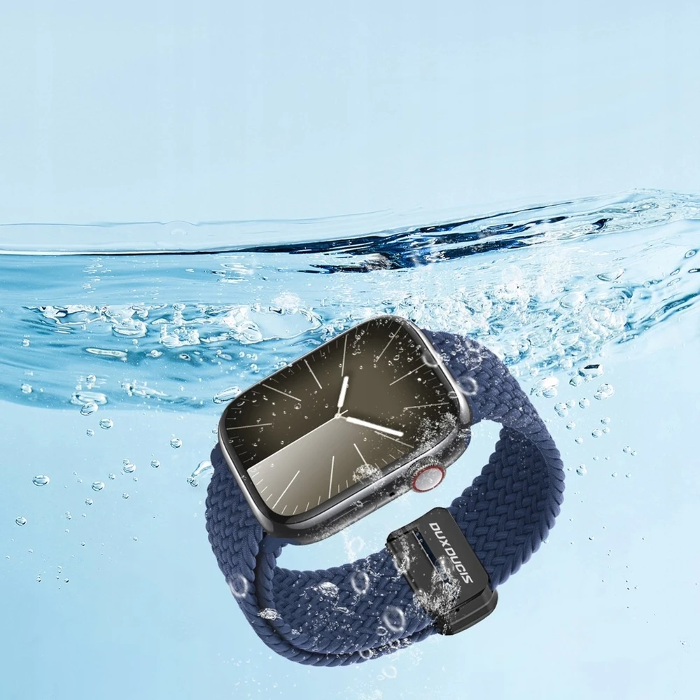 Dux Ducis apyrankė MIXTURE PRO stretchable braided skirta Apple Watch 38 / 40 / 41 mm mėlynas