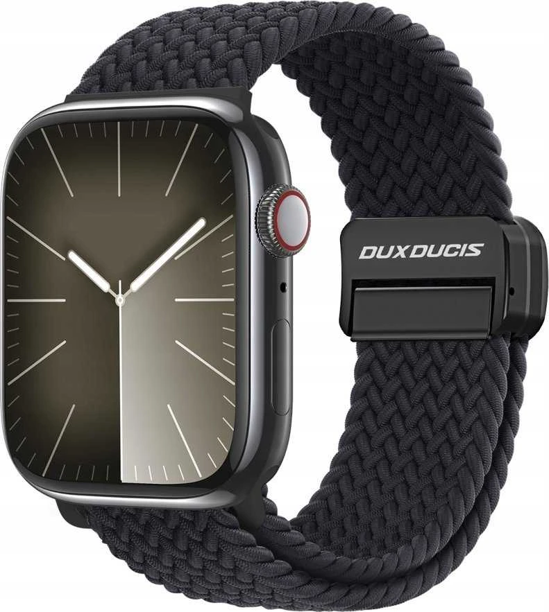 Dux Ducis apyrankė MIXTURE PRO stretchable braided skirta Apple Watch 42 / 44 / 45 / 49 mm midnight