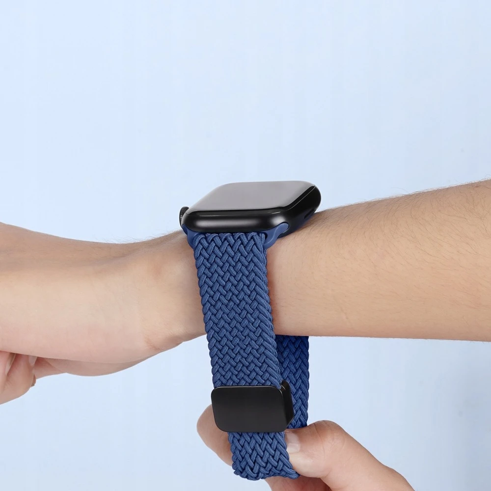 Dux Ducis apyrankė MIXTURE PRO stretchable braided skirta Apple Watch 38 / 40 / 41 mm mėlynas