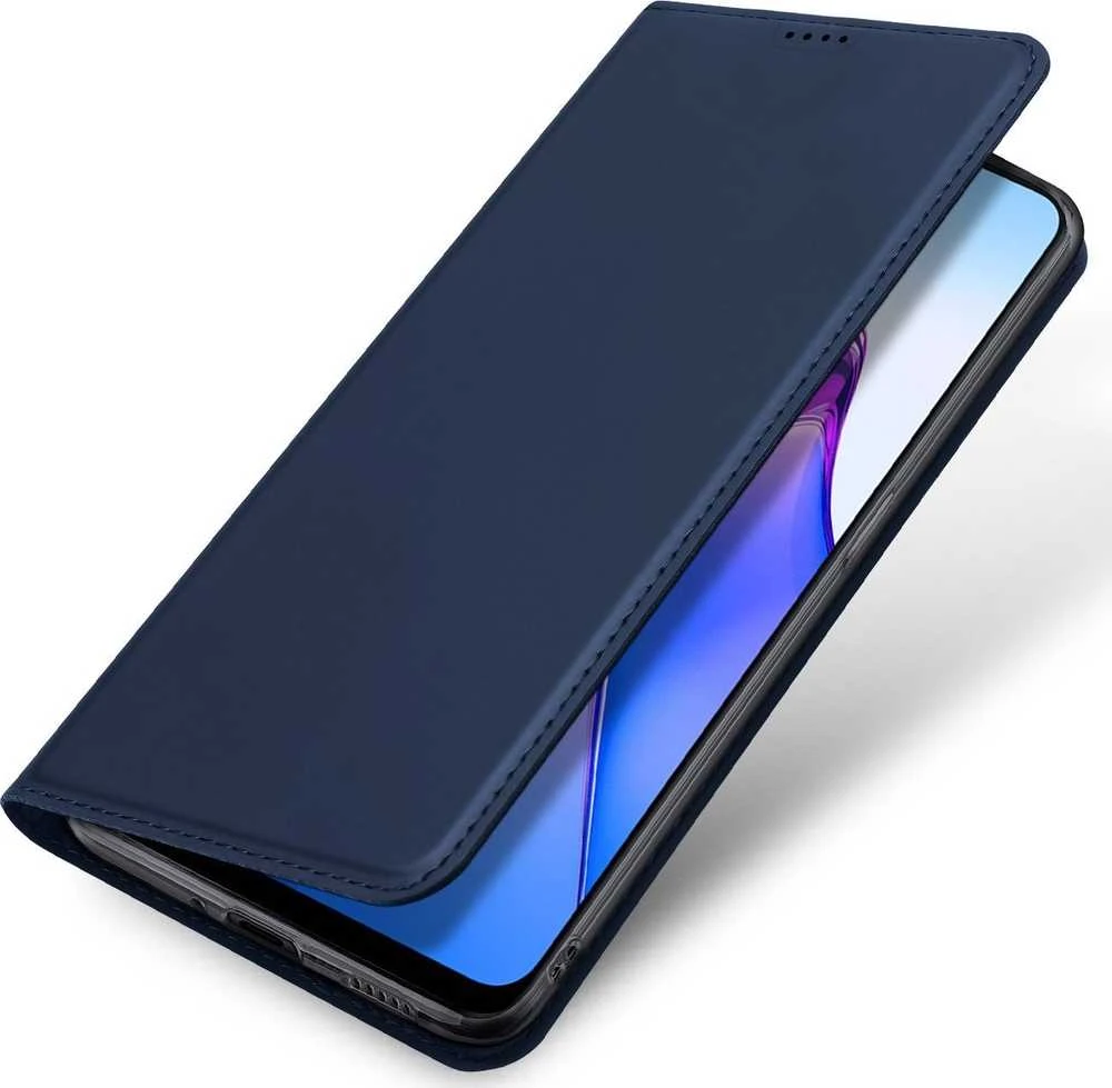 Dux Ducis Skin Pro dėklas skirtas Oppo Reno 8 Pro, tamsiai mėlynas