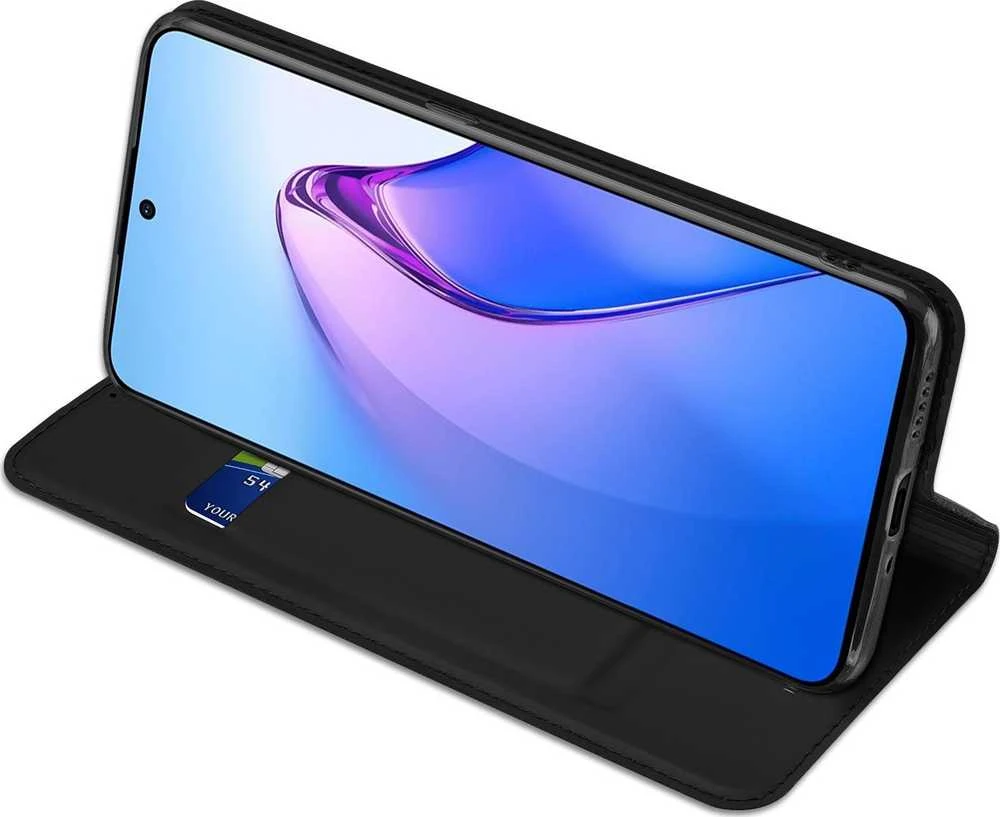 Dux Ducis Skin Pro dėklas skirtas Oppo Reno 8 Pro, juodas