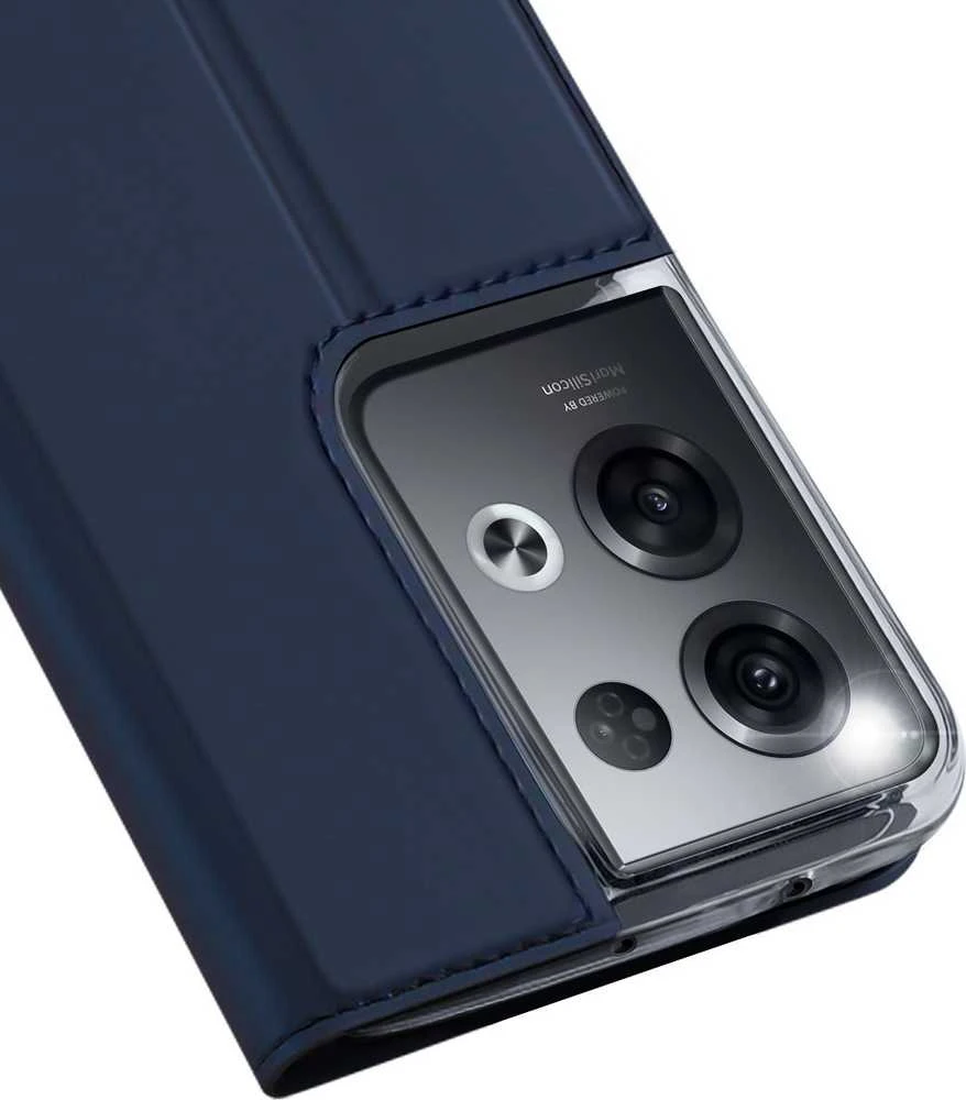Dux Ducis Skin Pro dėklas skirtas Oppo Reno 8 Pro, tamsiai mėlynas