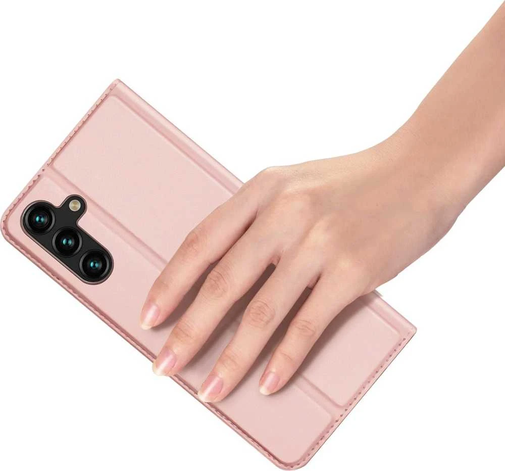 Dėklas Dux Ducis Skin Pro Samsung A145 A14 4G/A146 A14 5G rožinis-auksinis