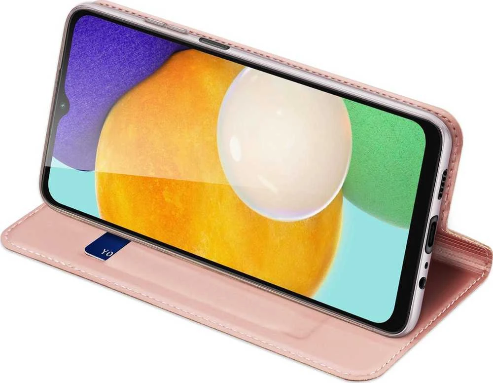 Dėklas Dux Ducis Skin Pro Samsung A145 A14 4G/A146 A14 5G rožinis-auksinis