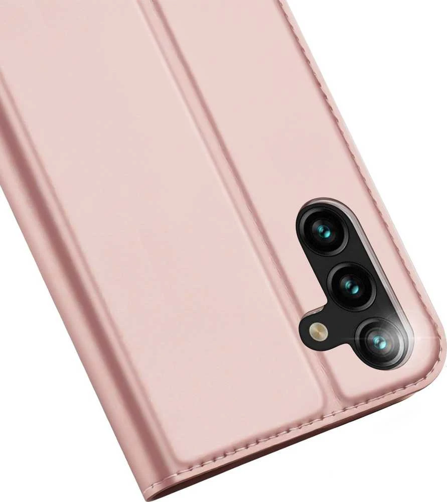 Dėklas Dux Ducis Skin Pro Samsung A145 A14 4G/A146 A14 5G rožinis-auksinis