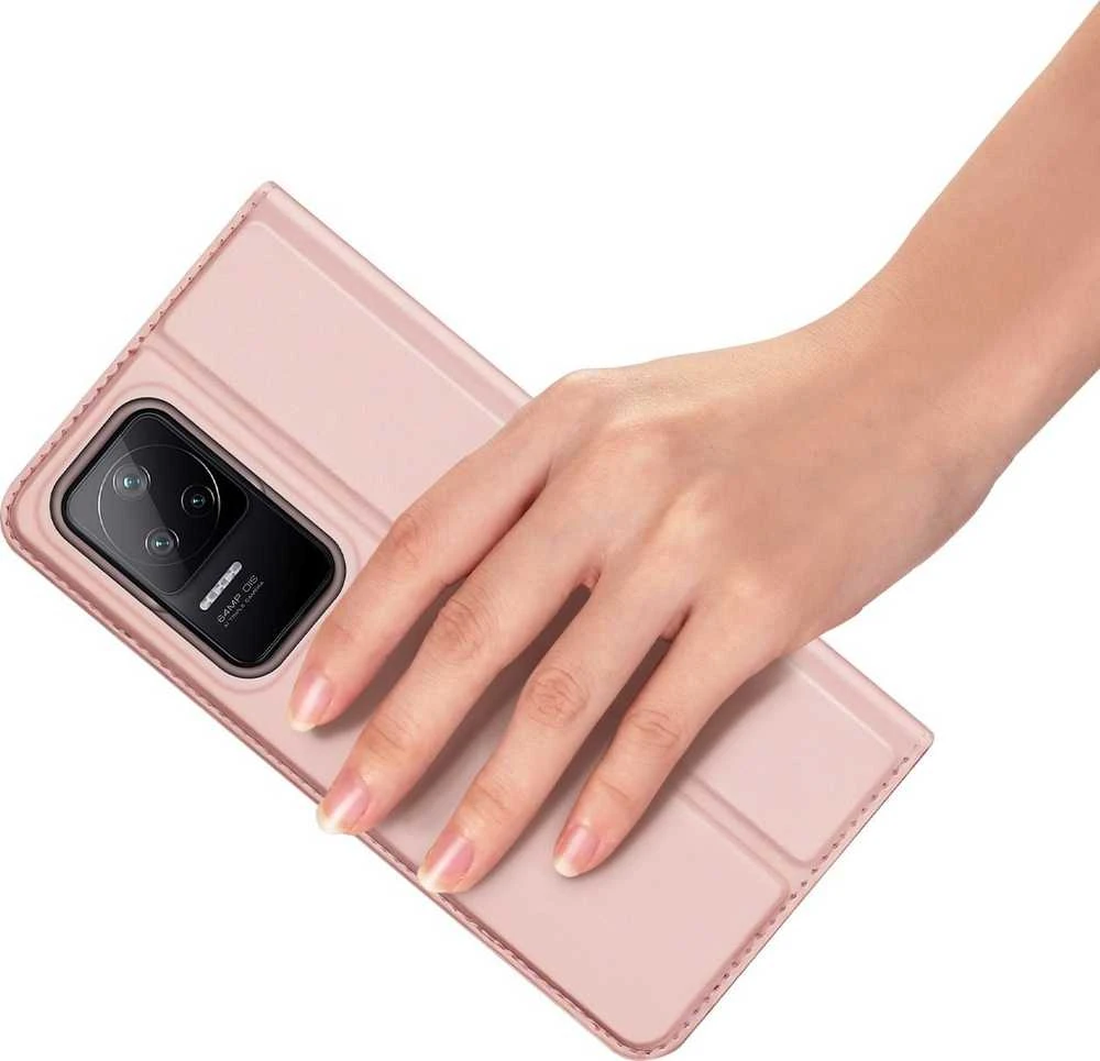 Dux Ducis Skin Pro dėklas skirtas Xiaomi POCO F4 5G, rožinis