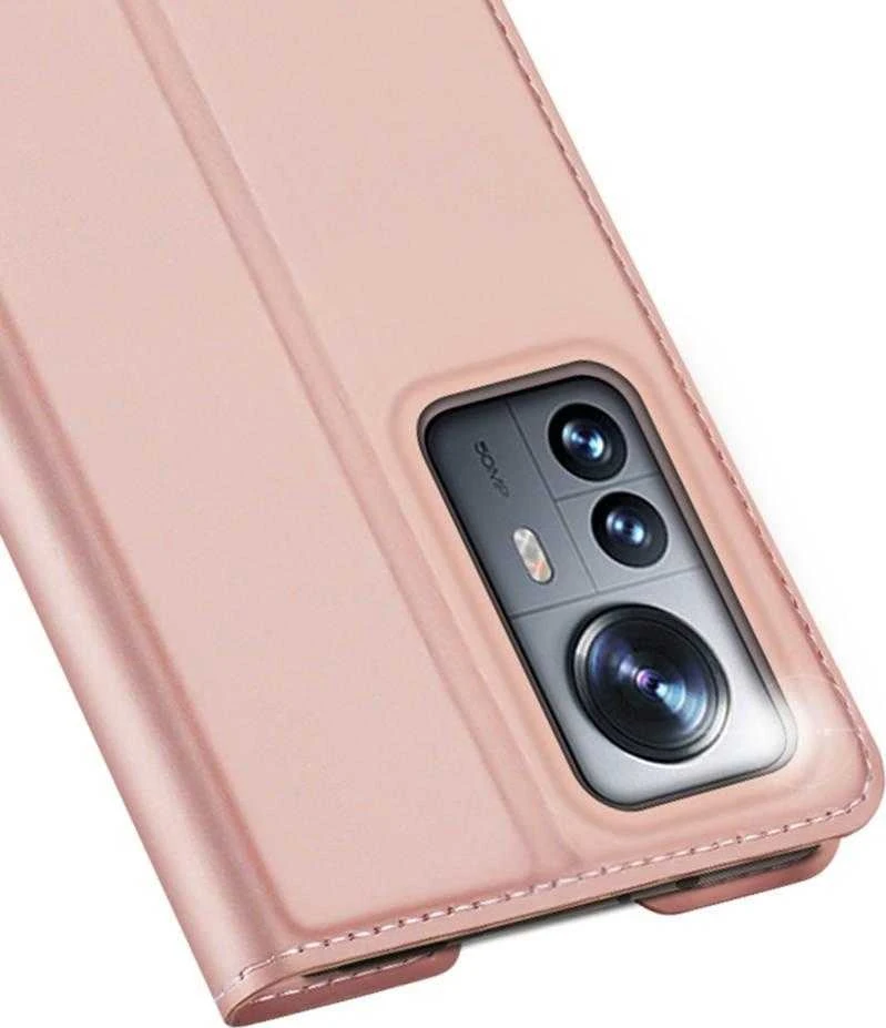 Dux Ducis Skin Pro dėklas skirtas Xiaomi 12 Pro, rožinis