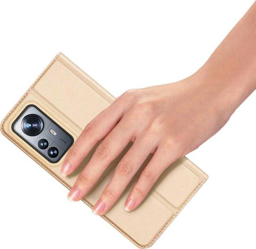 Dux Ducis Skin Pro dėklas skirtas Xiaomi 12 Pro, auksinis