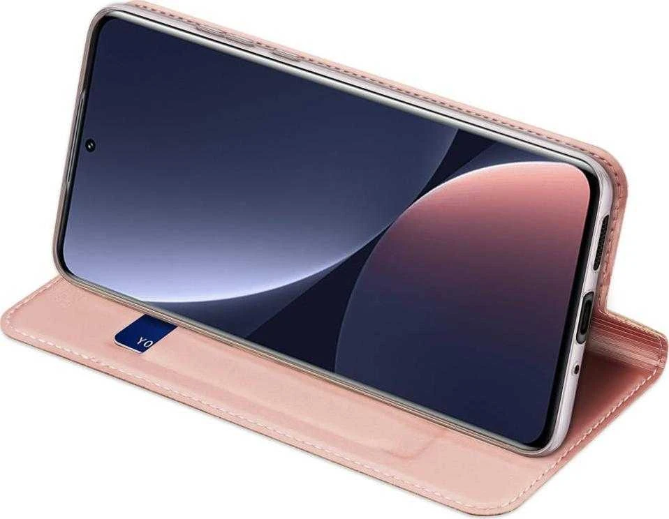 Dux Ducis Skin Pro dėklas skirtas Xiaomi 12 Pro, rožinis