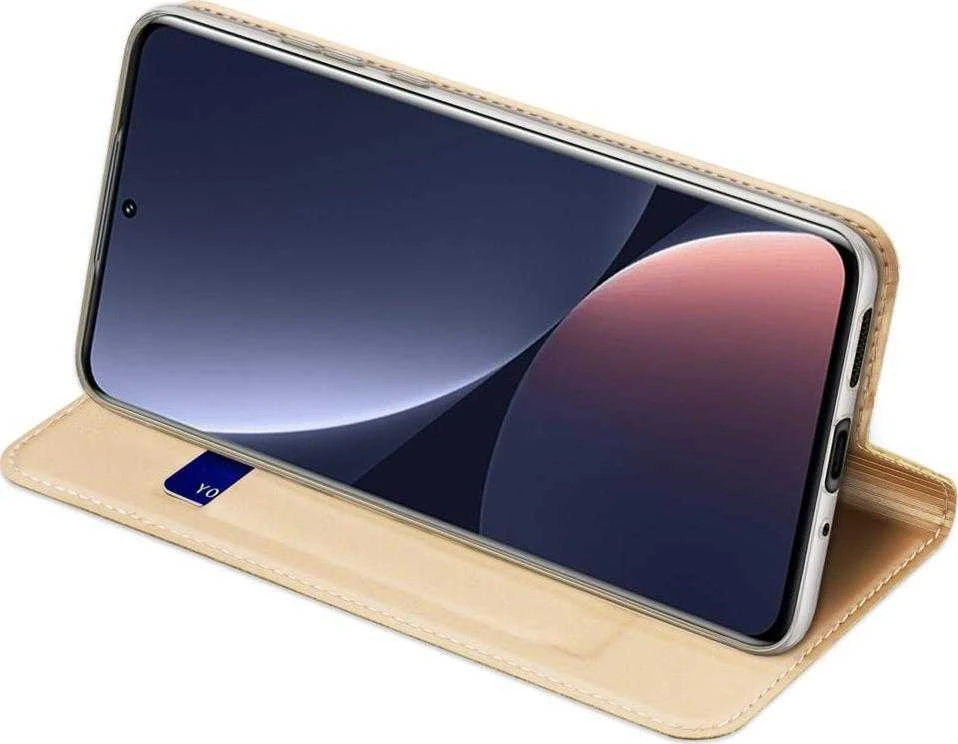 Dux Ducis Skin Pro dėklas skirtas Xiaomi 12 Pro, auksinis