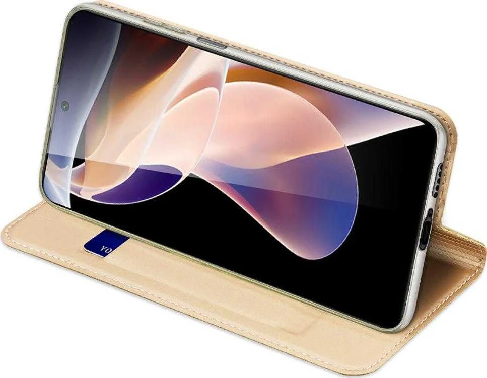 Dux Ducis Skin Pro dėklas skirtas Poco M4 Pro 5G, auksinis