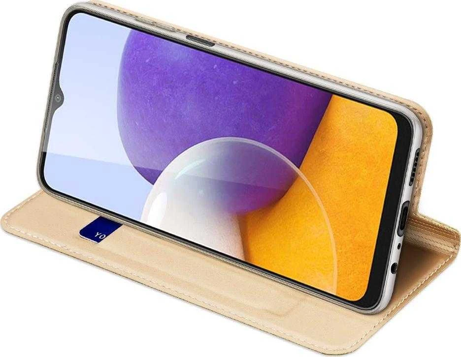 Dux Ducis Skin Pro dėklas skirtas Samsung A225 A22 4G, auksinis