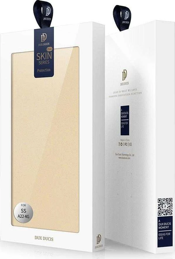Dux Ducis Skin Pro dėklas skirtas Samsung A225 A22 4G, auksinis